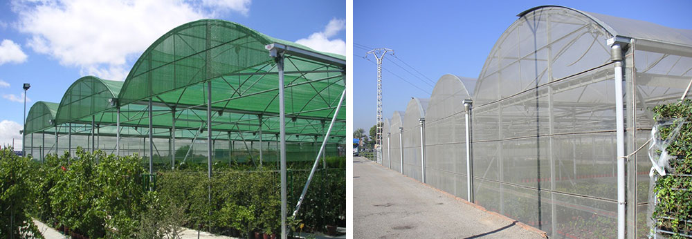 Exterior views of P-8 shading structure