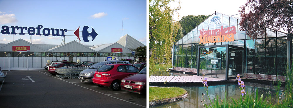 Wide-span structures for commercial center and animal zoo center